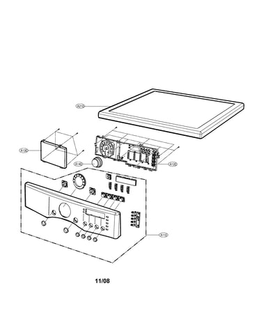 Control panel and plate