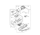 LG DLEX3001W panel drawer & guide diagram
