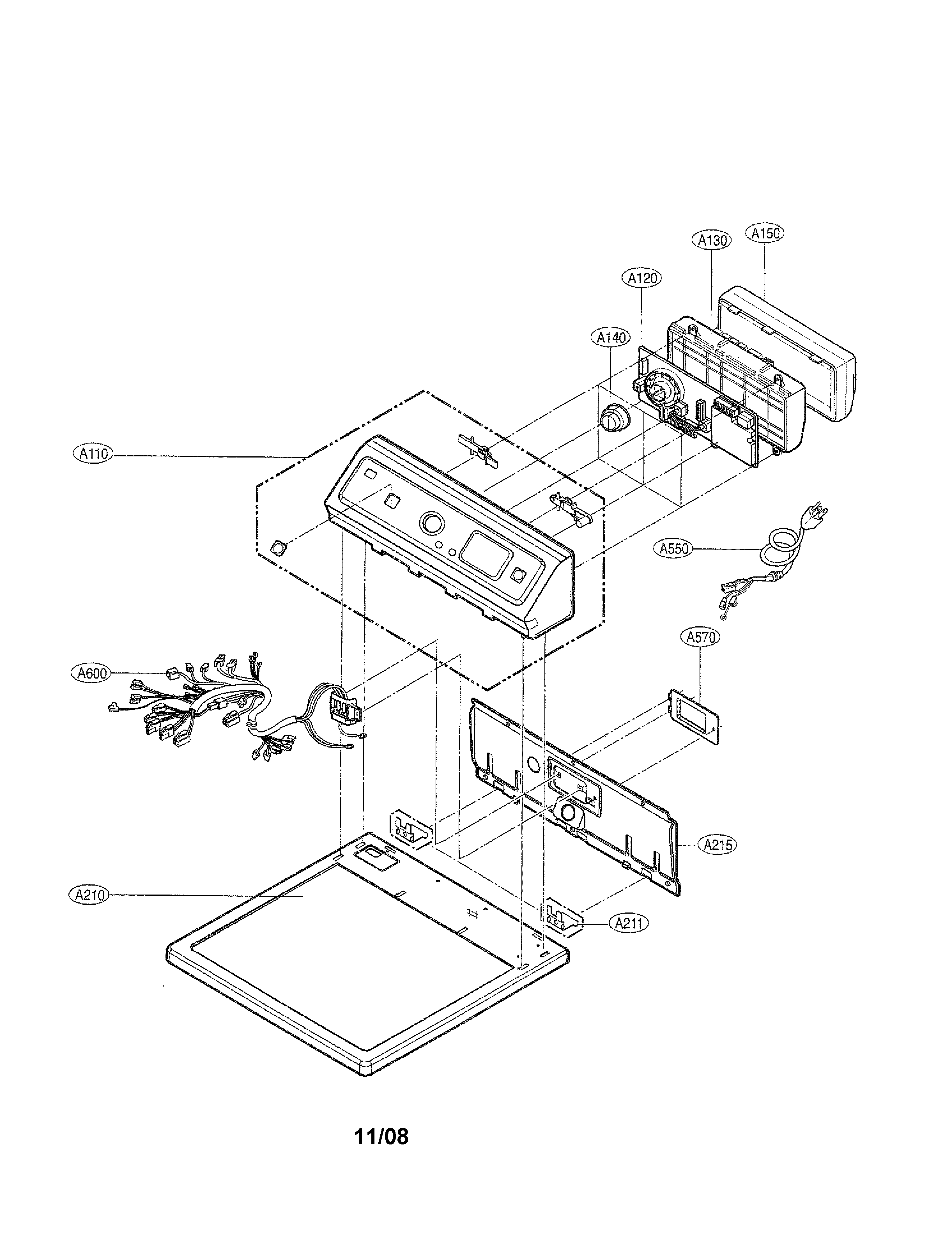 CONTROL PANEL & PLATE ASSEMBLY