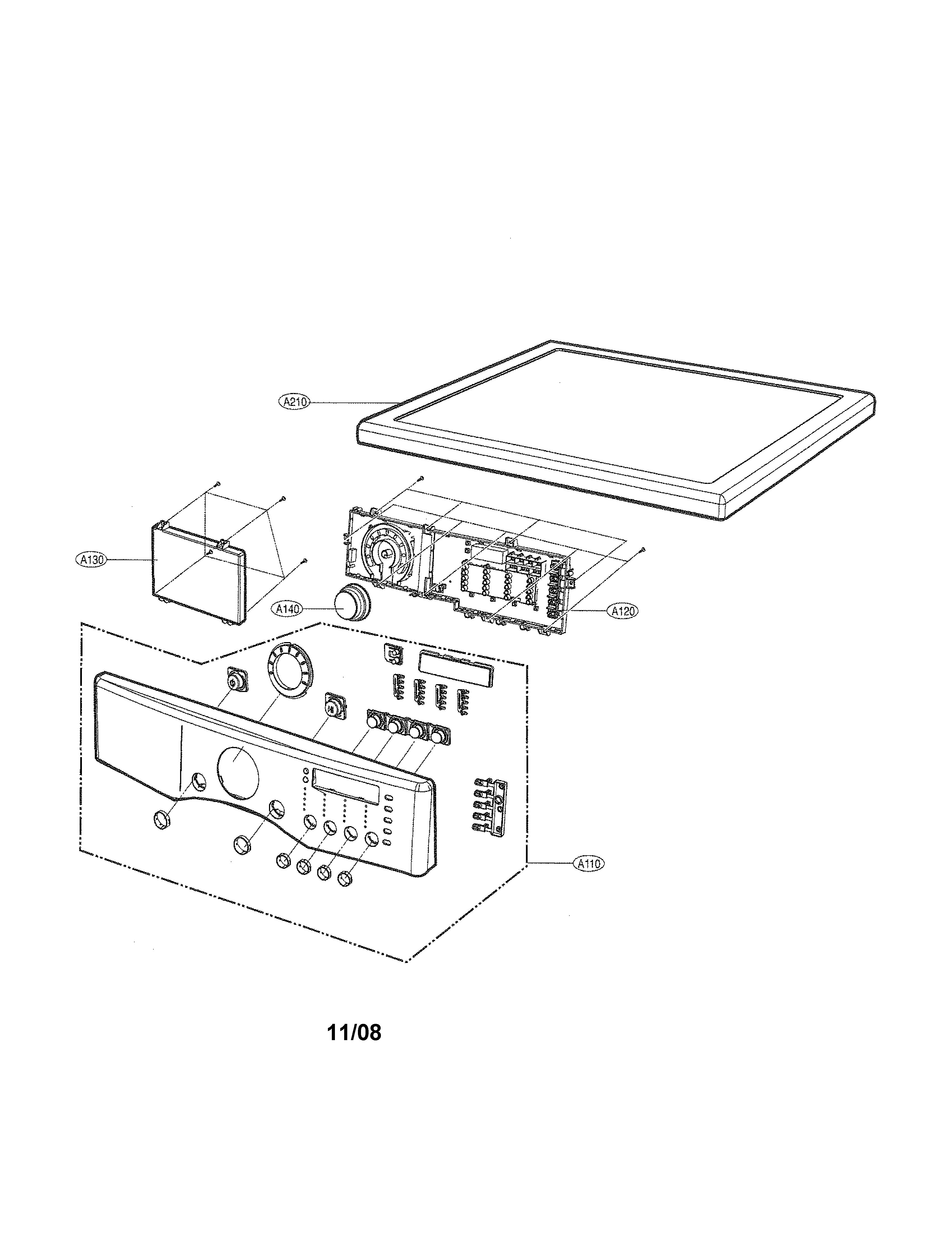 CONTROL PANEL & PLATE ASSEMBLY