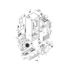 LG LFC23760SW/00 case parts diagram