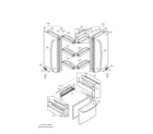 LG LFC25770TT/00 doors diagram