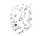 LG LFX23961SB/00 case parts diagram