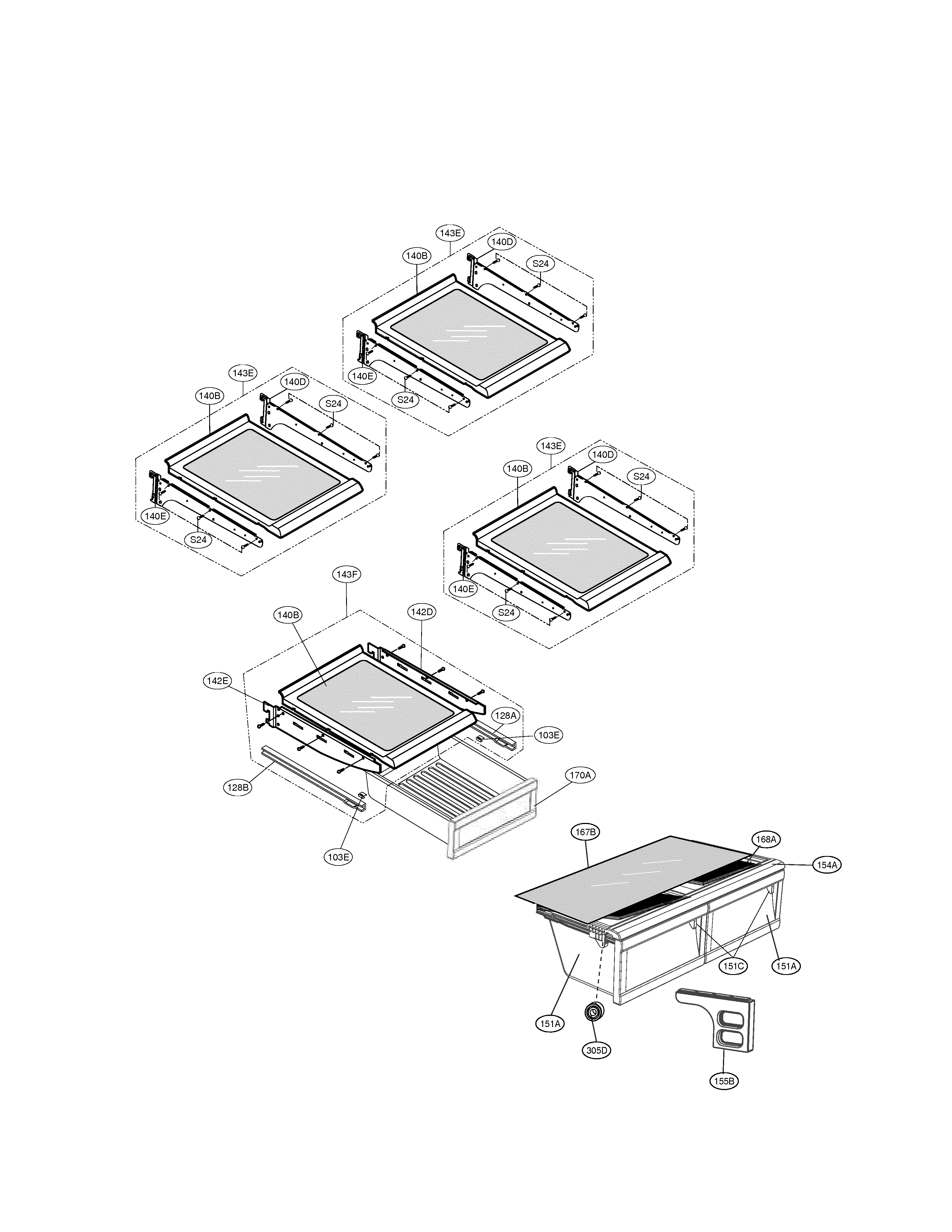 Refrigerator parts