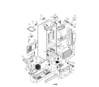 LG LFX25961SW/00 case parts diagram