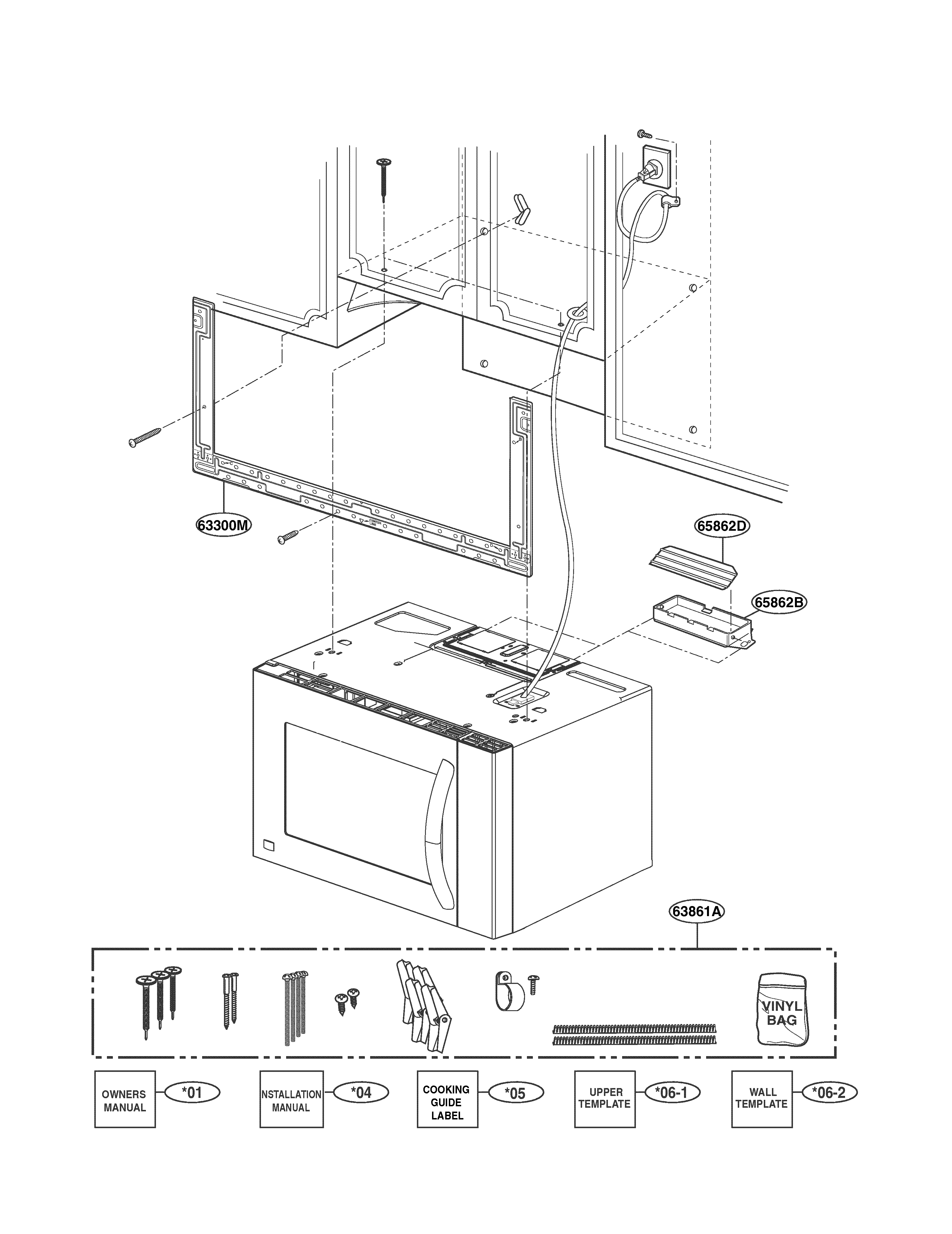 Installation parts