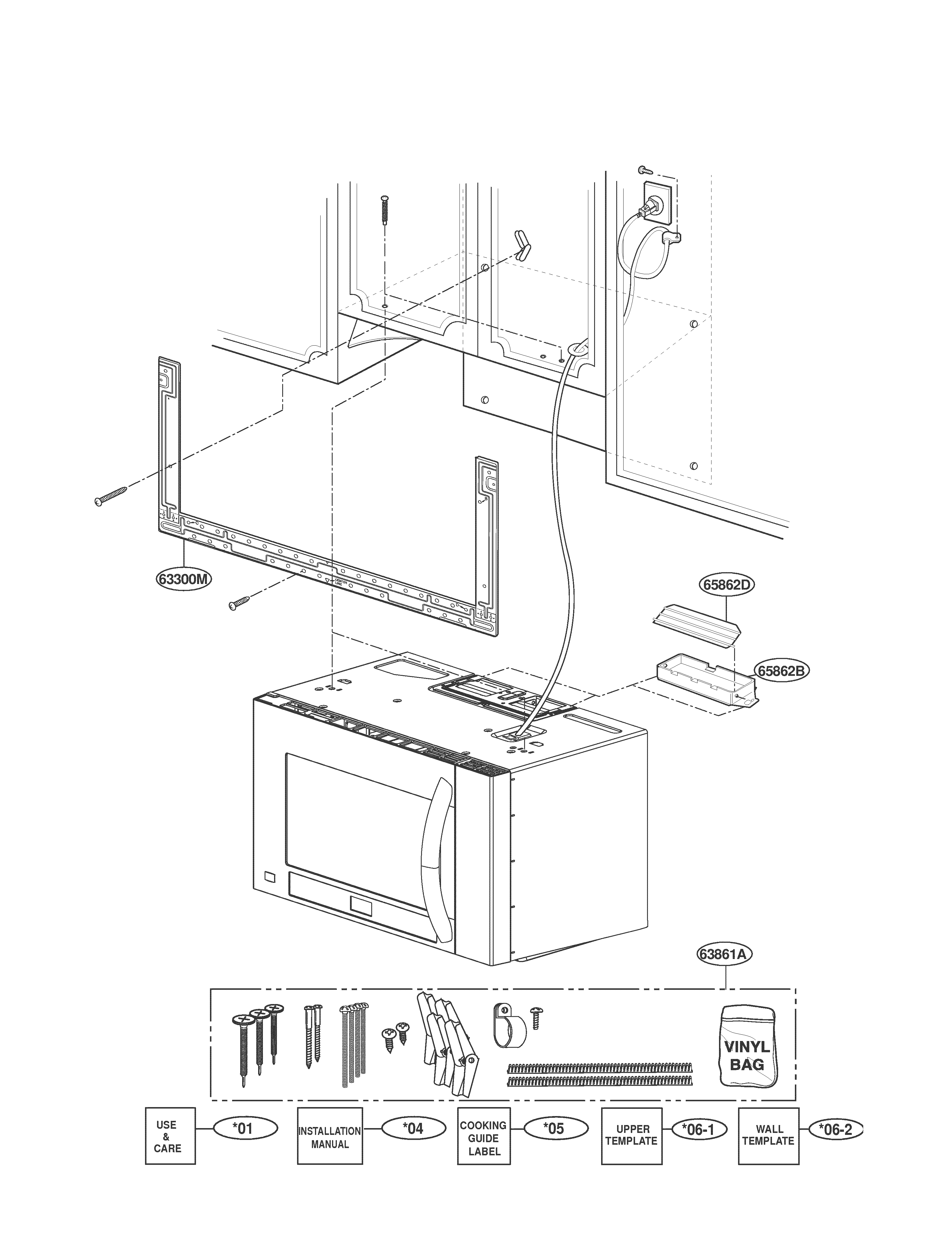 Installation parts