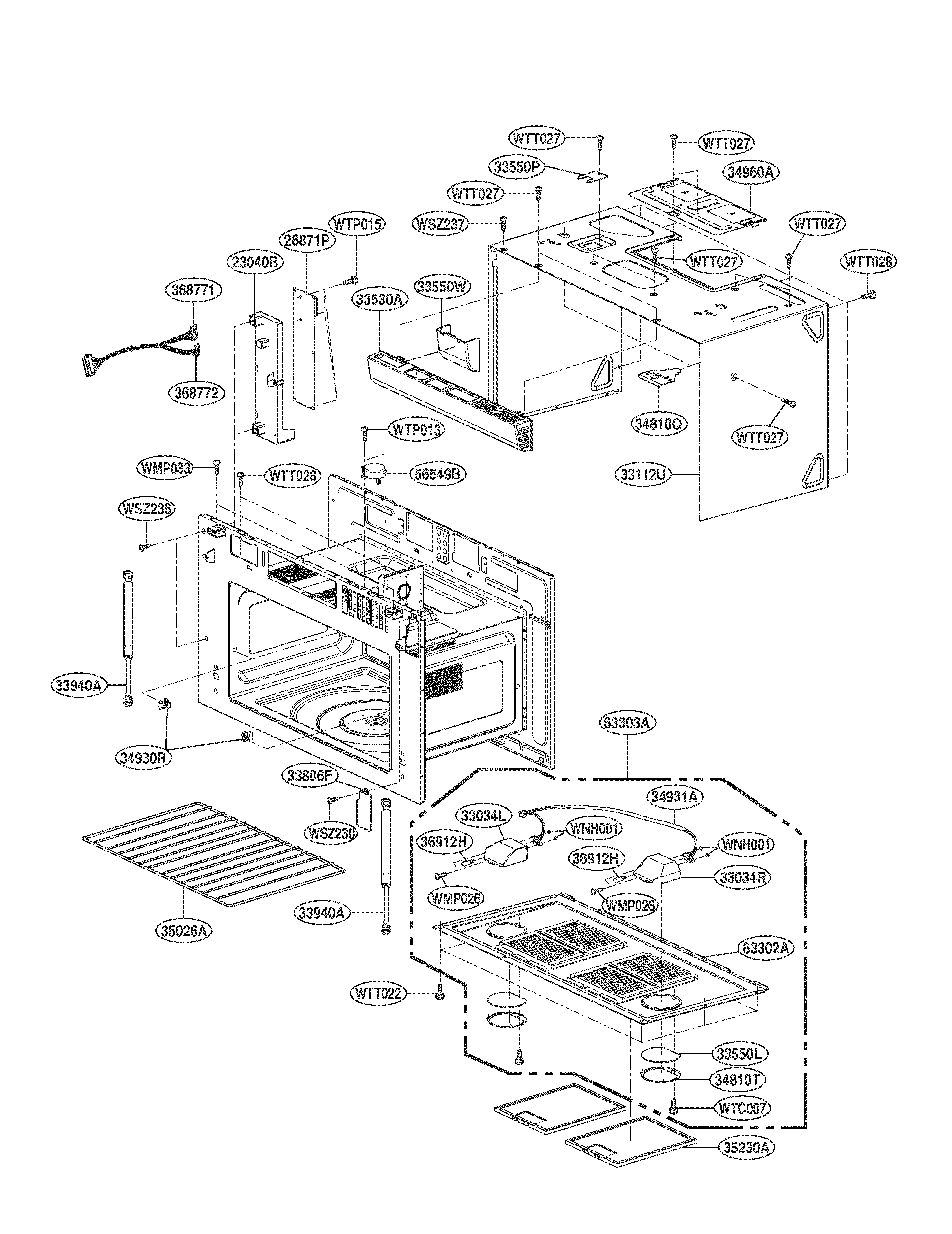Oven cavity