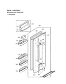 Refrigerator door