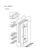 Refrigerator door