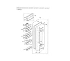 LG LRSC26930SW refrigerator door diagram