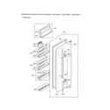 LG LRSC26930SW refrigerator door diagram
