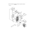 LG LRSC26930SW freezer compartment diagram
