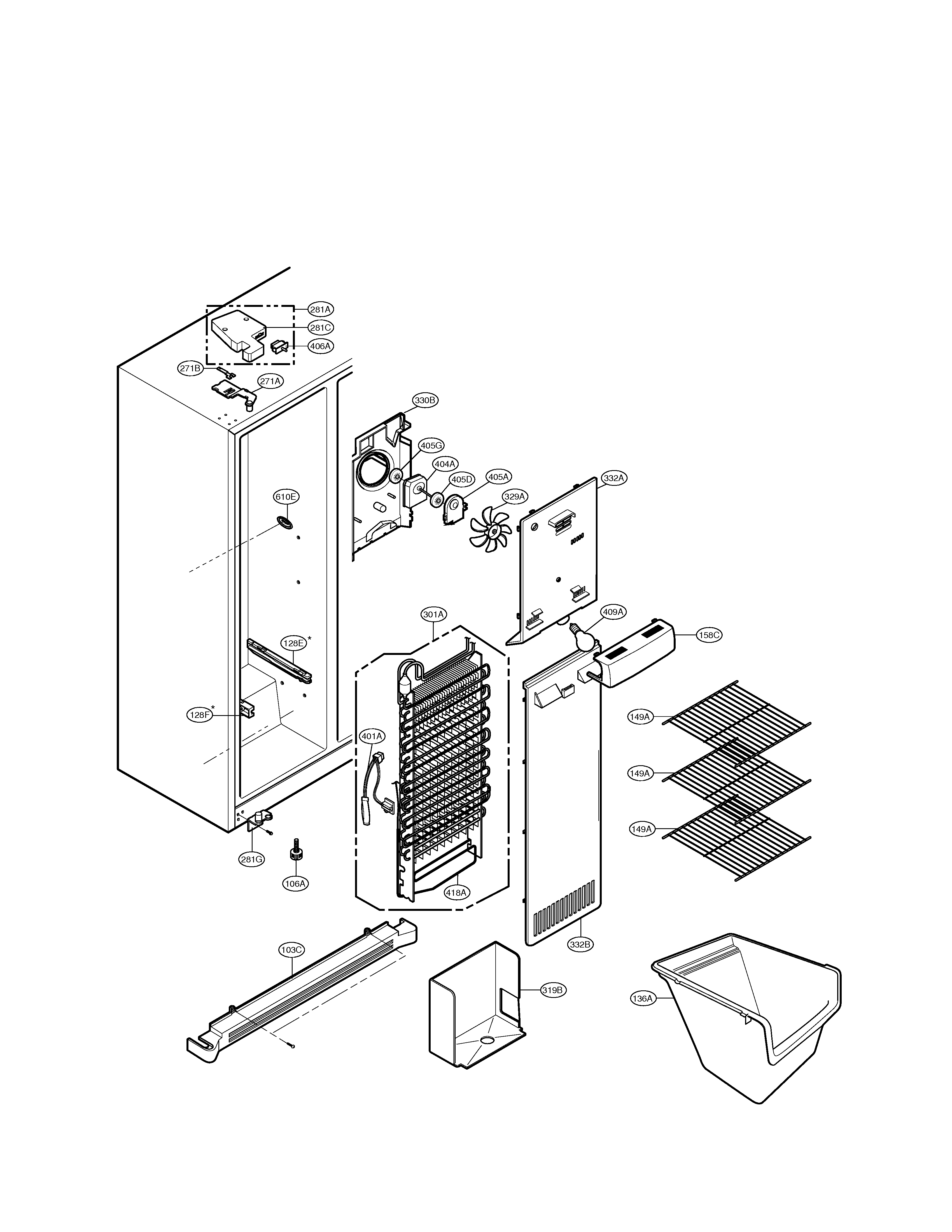 Freezer compartment