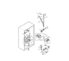 LG LSC26905SW ice & water parts diagram