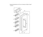 LG LSC27950SB refrigerator door diagram