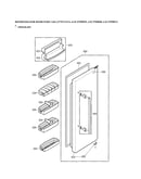 Refrigerator door