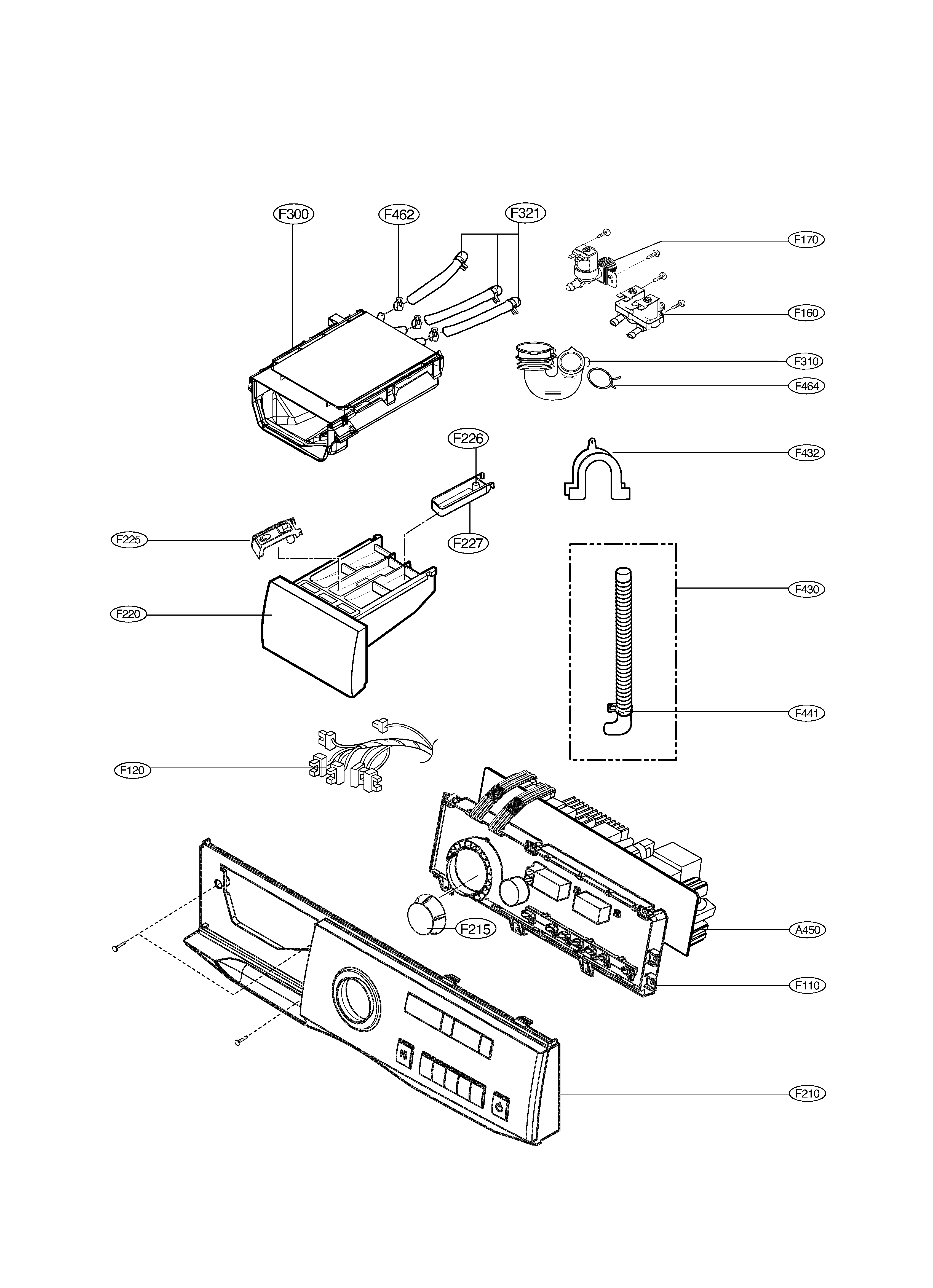 Control panel & dispenser