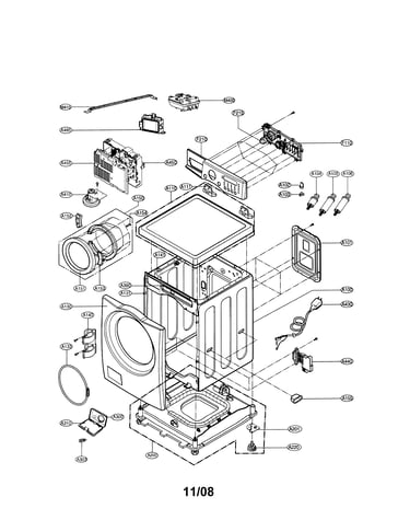 Cabinet & control panel