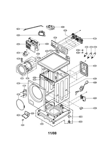 Cabinet & control panel