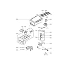 LG WM2688HNMA dispenser assembly diagram