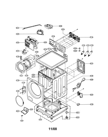 Cabinet & control panel