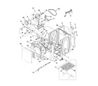 Kenmore Elite 11077032601 cabinet parts diagram