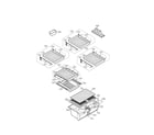 Kenmore 79575083402 refrigerator drawer diagram