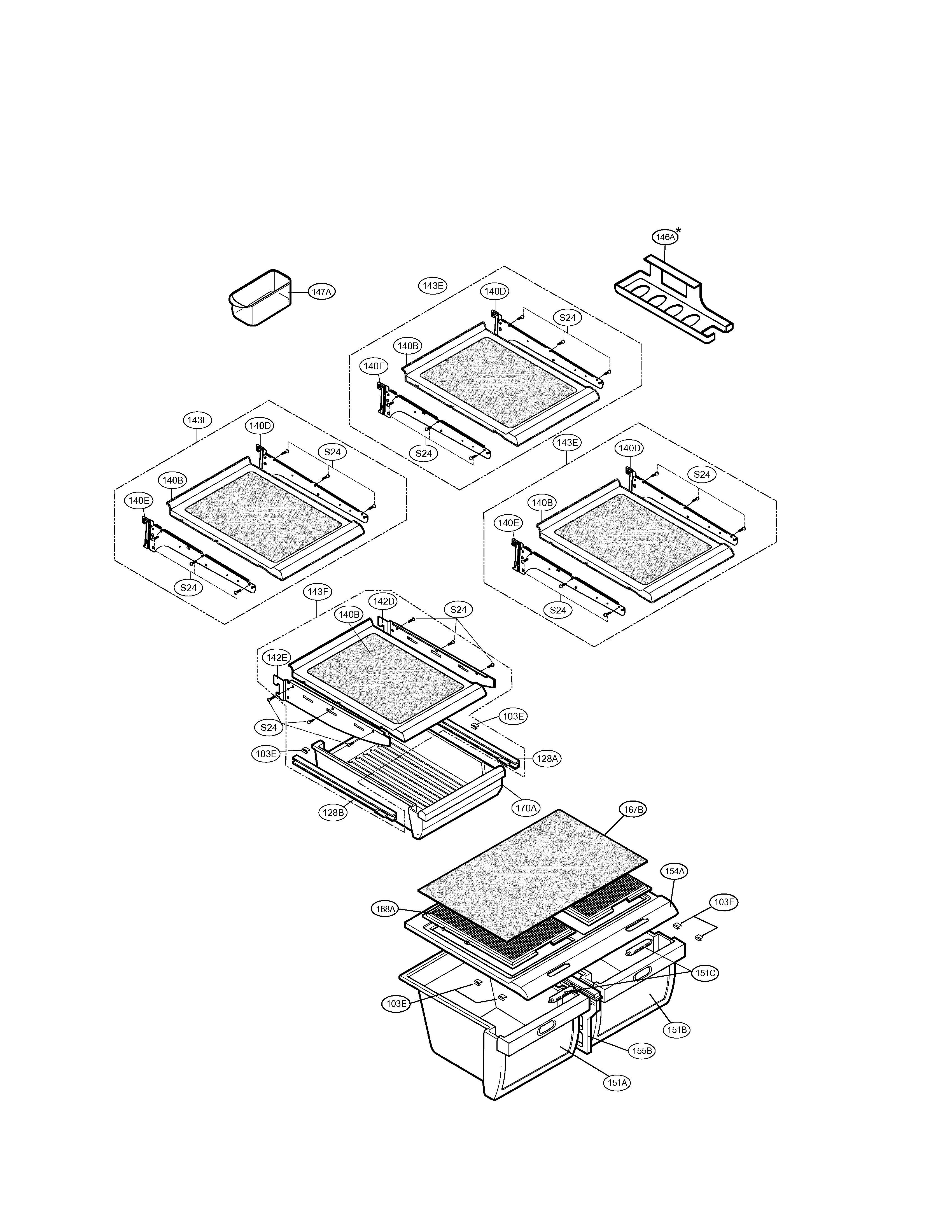 Refrigerator drawer