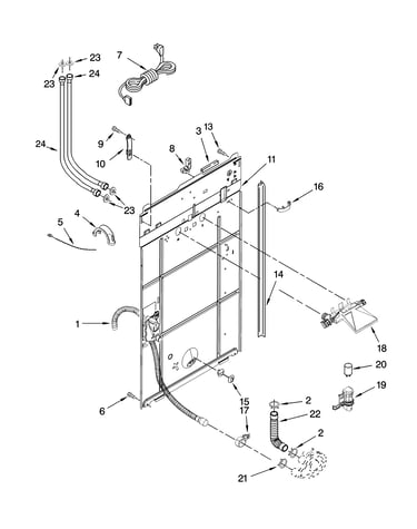 Rear panel parts