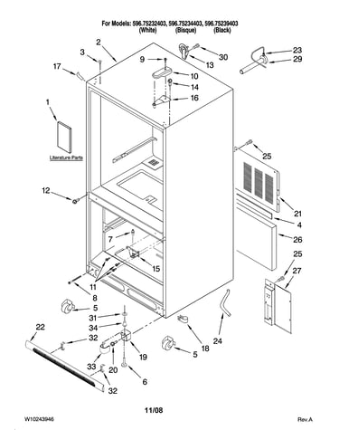 Cabinet parts