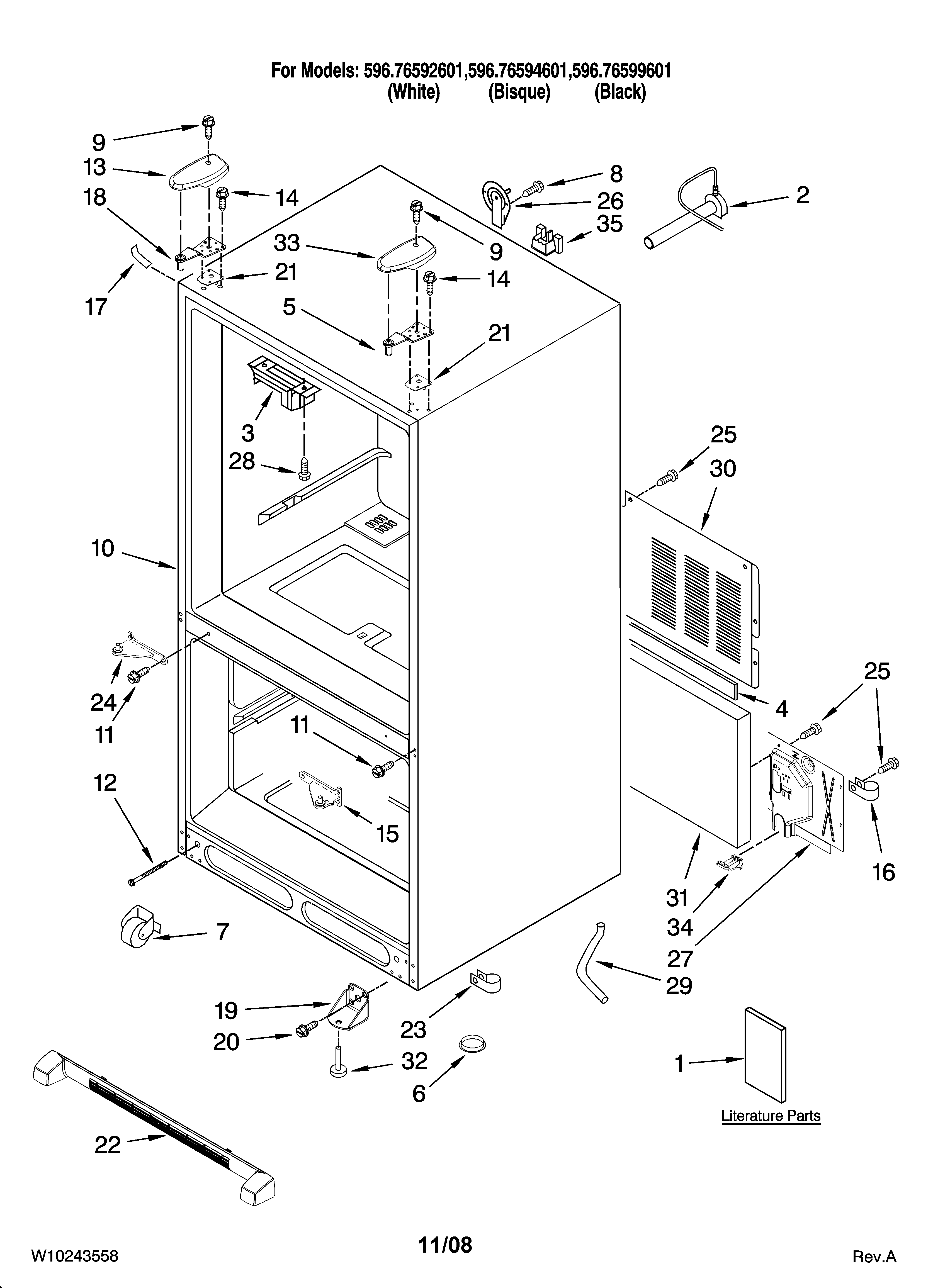 Cabinet parts