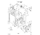Kenmore 11069432801 cabinet parts diagram