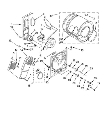 Bulkhead parts, optional parts (not included)