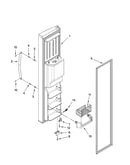 Freezer door parts