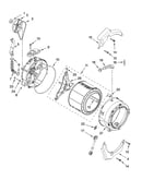 Tub and basket parts, optional parts (not included)