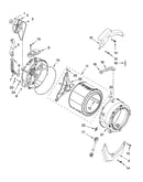 Tub and basket parts, optional parts (not included)