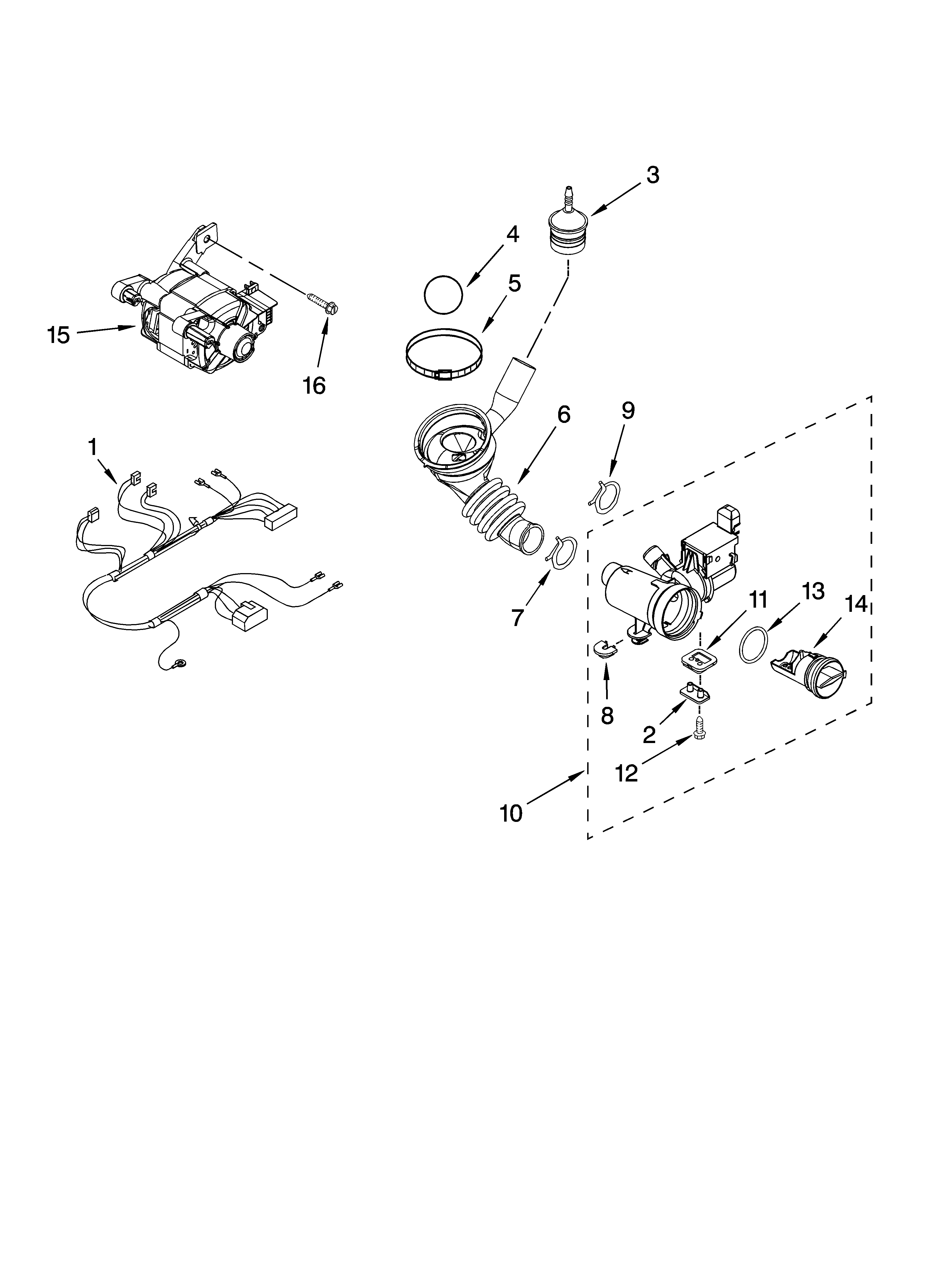 Pump and motor parts