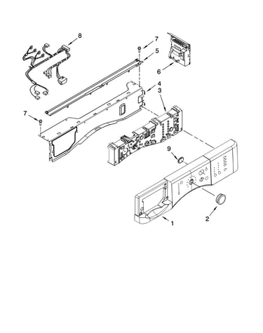 Control panel parts