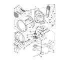 Kenmore Elite 11078072801 bulkhead parts diagram