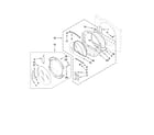 Kenmore Elite 1109773701 door parts, optional parts (not included) diagram