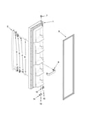 Freezer door parts