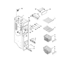 Kenmore Elite 10657782705 freezer liner parts diagram