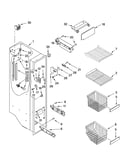 Freezer liner parts