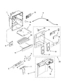 Dispenser front parts