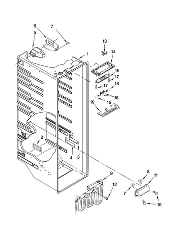 Refrigerator liner parts