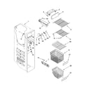Kenmore Elite 10657869801 freezer liner parts diagram