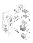 Freezer liner parts