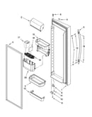 Refrigerator door parts
