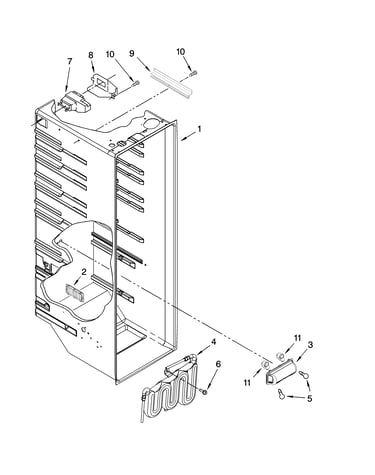 Refrigerator liner parts